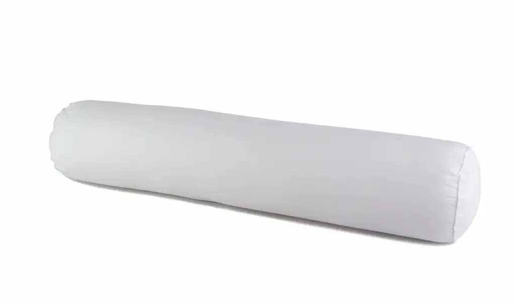 A White Bolster Pillow 