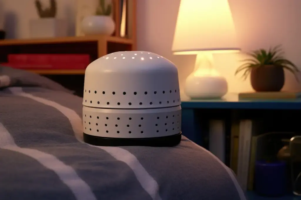 A White Noise Machine In The Bed