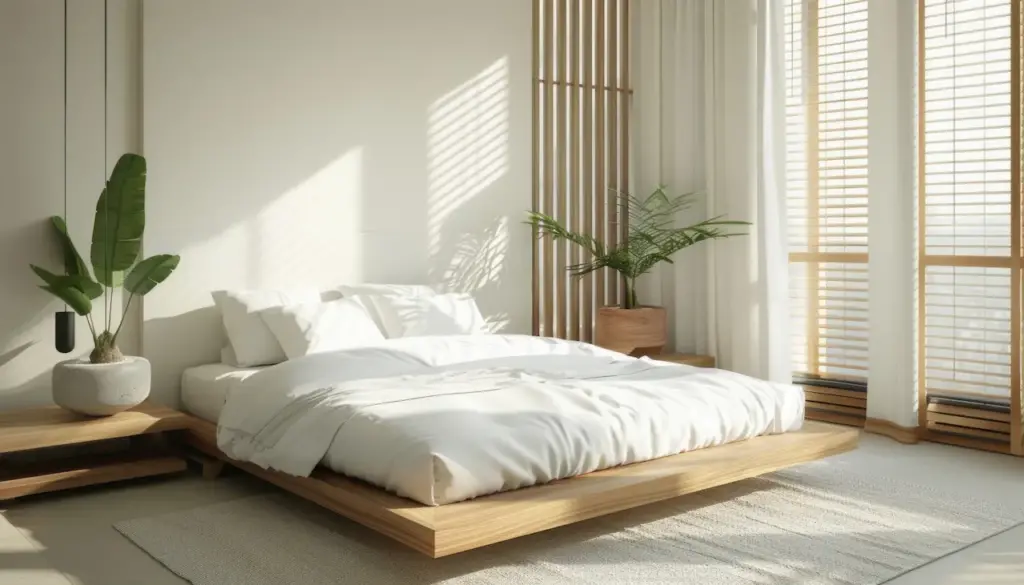 Comfy White Bedroom With Plants Around It, Best Bedroom Plants to Improve Air Quality