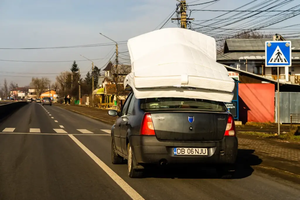 Mattress in a Car 