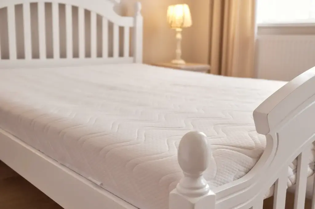 White Mattress on the Bed