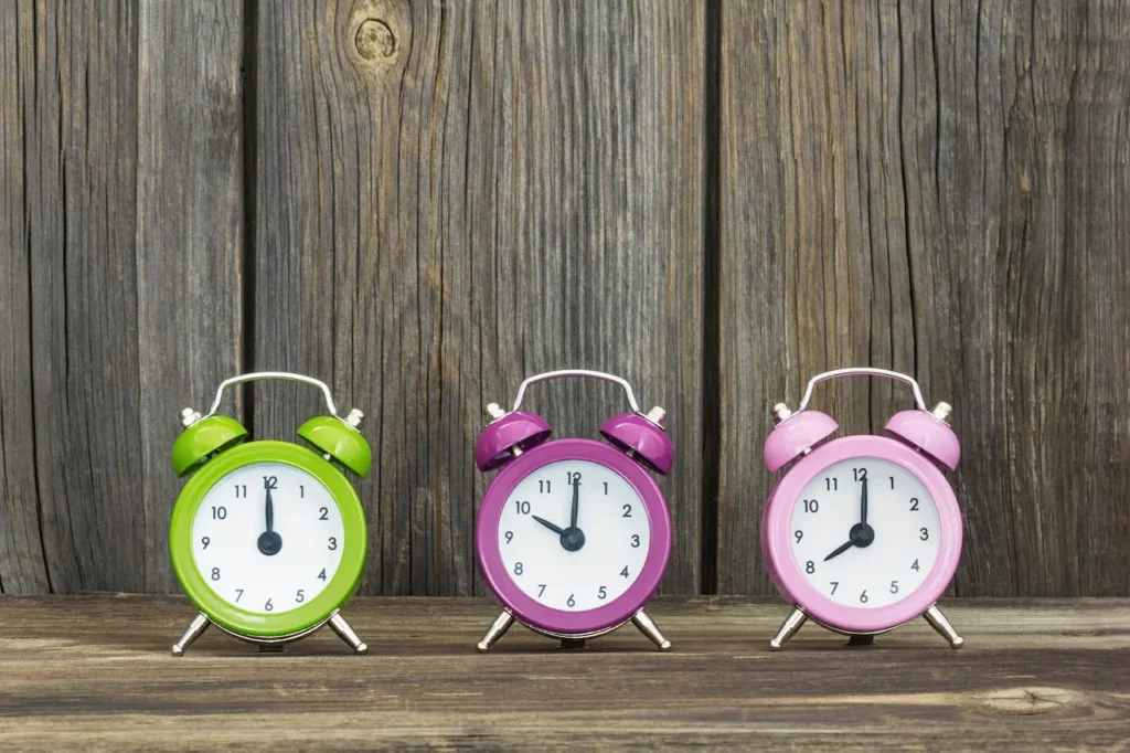 Colorful Alarm Clocks 