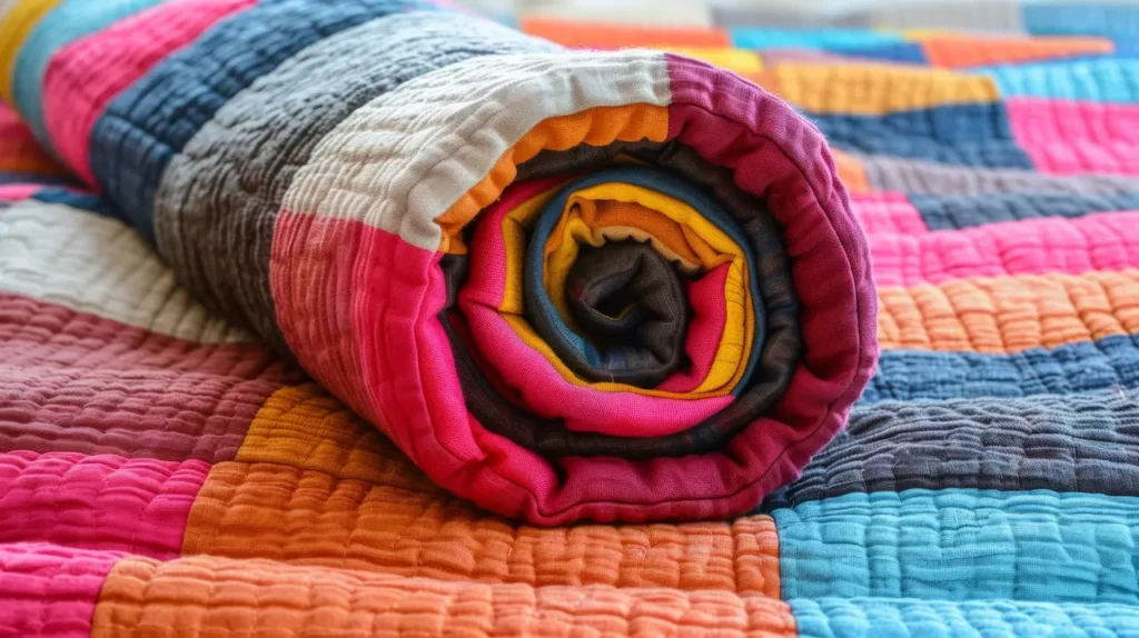 A Roll of Colorful Quilt, Best Quilt