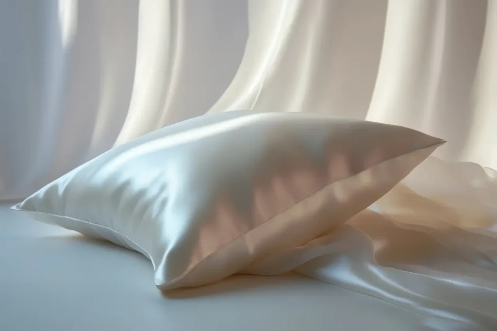 Close up Image of Silk Pillowcase