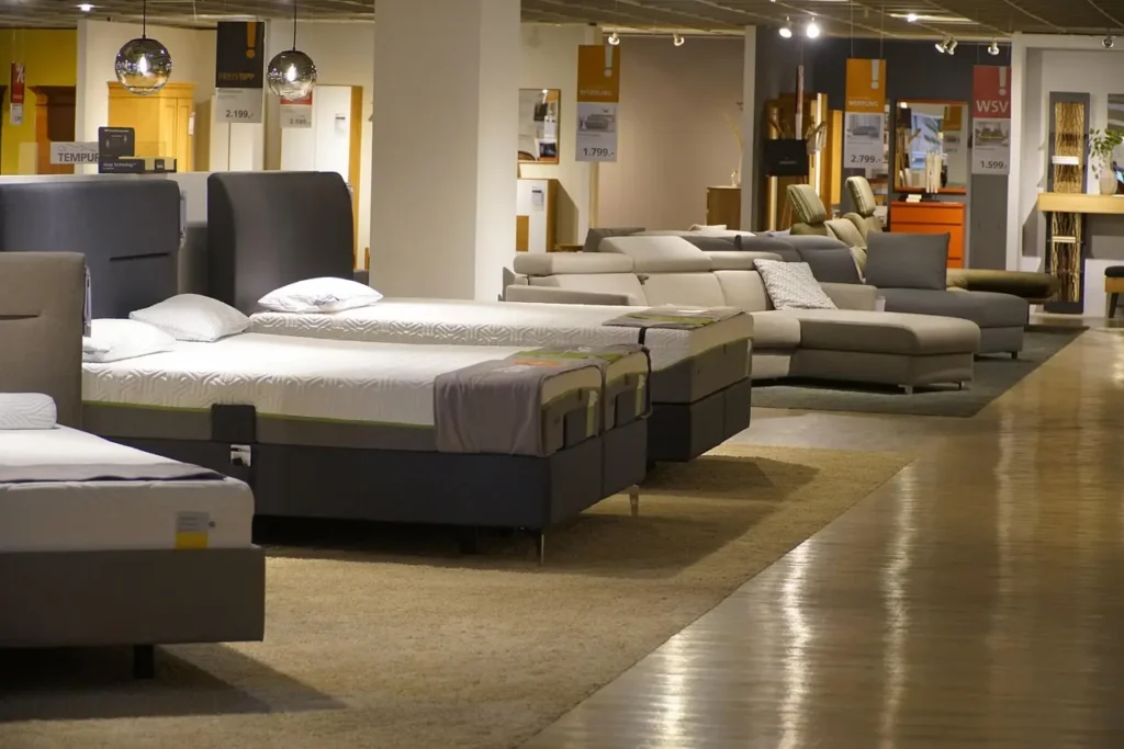 Store Selling Beds and Bedroom Furniture